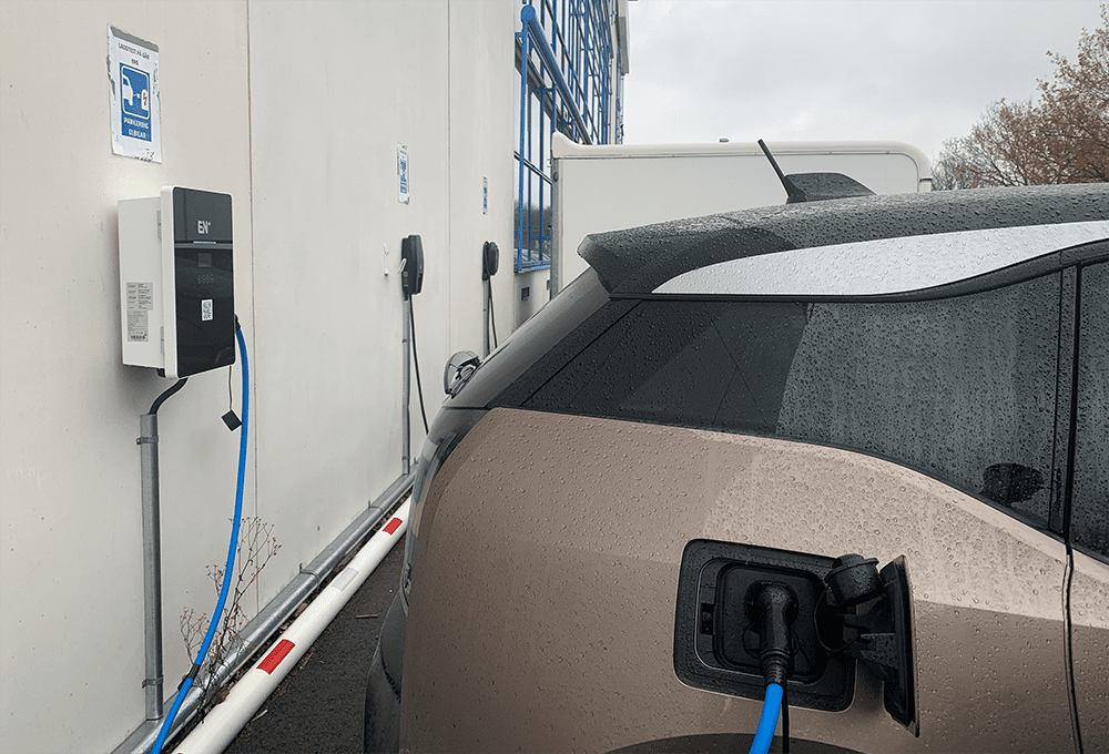 Outdoor Parking Lot Charging Application